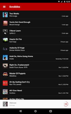 Скачать Last.fm [Полная версия] RU apk на Андроид