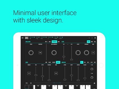 Скачать DRC - Polyphonic Synthesizer [Unlocked] RUS apk на Андроид