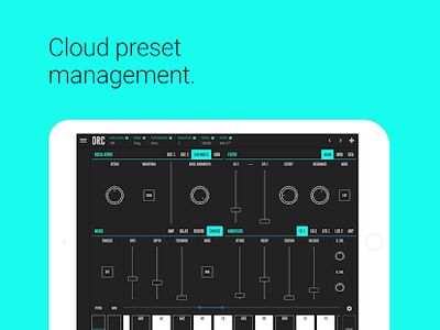 Скачать DRC - Polyphonic Synthesizer [Unlocked] RUS apk на Андроид