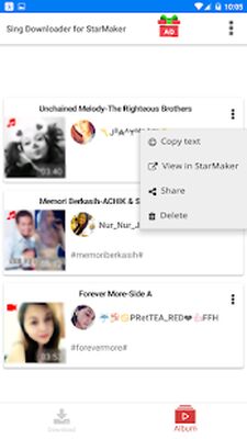 Скачать Sing Downloader for Starmaker [Premium] RUS apk на Андроид