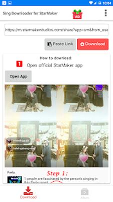 Скачать Sing Downloader for Starmaker [Premium] RUS apk на Андроид