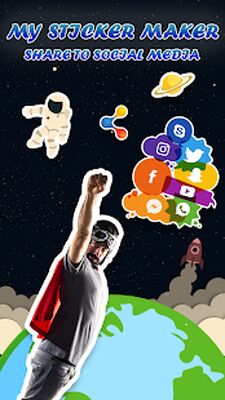 Скачать Мой стикер Maker [Без рекламы] RU apk на Андроид