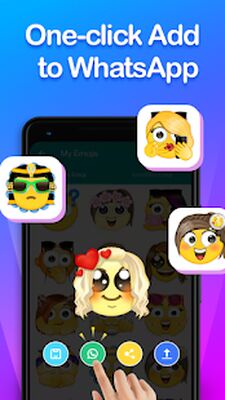 Скачать Emoji Maker- Personal Animated Phone Emojis [Полная версия] RUS apk на Андроид