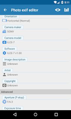 Скачать Photo Exif Editor [Premium] RU apk на Андроид