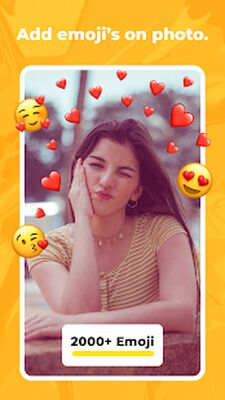 Скачать Добавить эмодзи наклейки на фото - Emoji Stickers [Без рекламы] RUS apk на Андроид