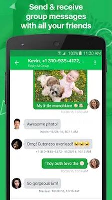 Скачать textPlus: Free Text & Calls [Полная версия] RUS apk на Андроид