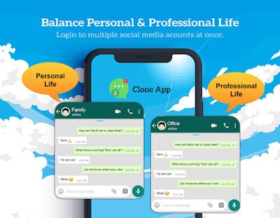 Скачать Clone App: Dual App Cloner [Полная версия] RU apk на Андроид