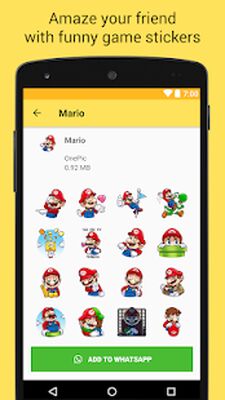 Скачать Игровые наклейки для WhatsApp - WAStickerApps [Без рекламы] RUS apk на Андроид