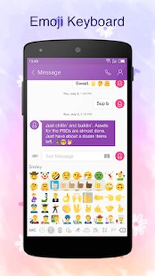 Скачать Emoji Keyboard 10 [Без рекламы] RUS apk на Андроид