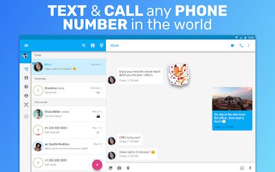 Скачать Text Me: Second Phone Number [Без рекламы] RU apk на Андроид