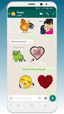 Скачать WeLove : любовные стикеры (WAStickerApps) [Unlocked] RUS apk на Андроид
