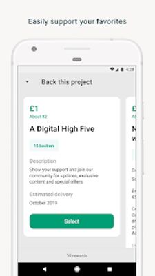 Скачать Kickstarter [Без рекламы] RU apk на Андроид