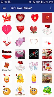 Скачать Стикеры Gif Love [Premium] RU apk на Андроид