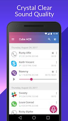 Скачать Запись звонков - Cube ACR [Unlocked] RU apk на Андроид