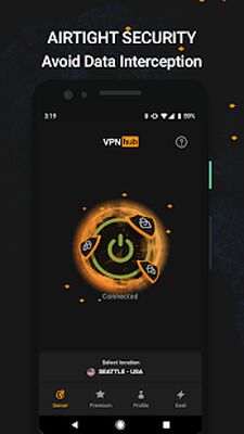 Скачать Бесплатный VPN - анонимный: VPNhub  [Premium] RU apk на Андроид