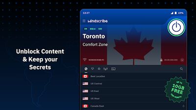 Скачать Windscribe VPN [Без рекламы] RU apk на Андроид