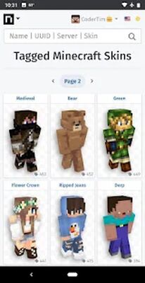 Скачать NameMC: The Best Minecraft Skins [Полная версия] RUS apk на Андроид