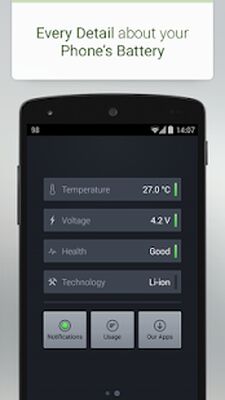 Скачать Батарея - Battery [Без рекламы] RU apk на Андроид