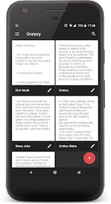 Скачать Oratory - виджет-суфлер [Без рекламы] RUS apk на Андроид