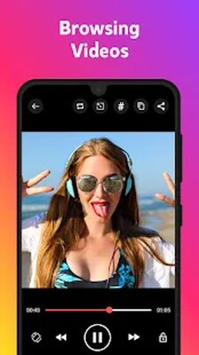 Скачать Загрузчик видео для Instagram [Unlocked] RU apk на Андроид