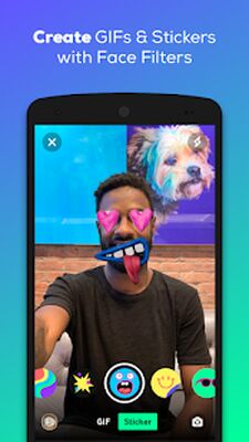 Скачать GIPHY: GIF & Sticker Keyboard & Maker [Premium] RU apk на Андроид