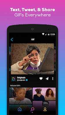 Скачать GIPHY: GIF & Sticker Keyboard & Maker [Premium] RU apk на Андроид