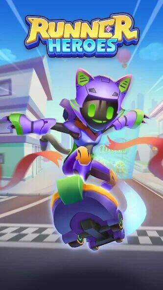 Скачать взломанную Runner Heroes [Мод меню] MOD apk на Андроид