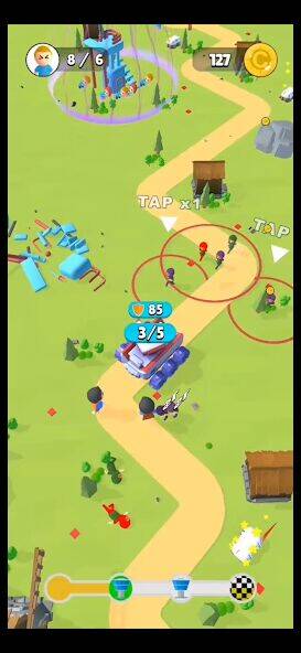 Скачать взломанную Troops Defence [Бесплатные покупки] MOD apk на Андроид