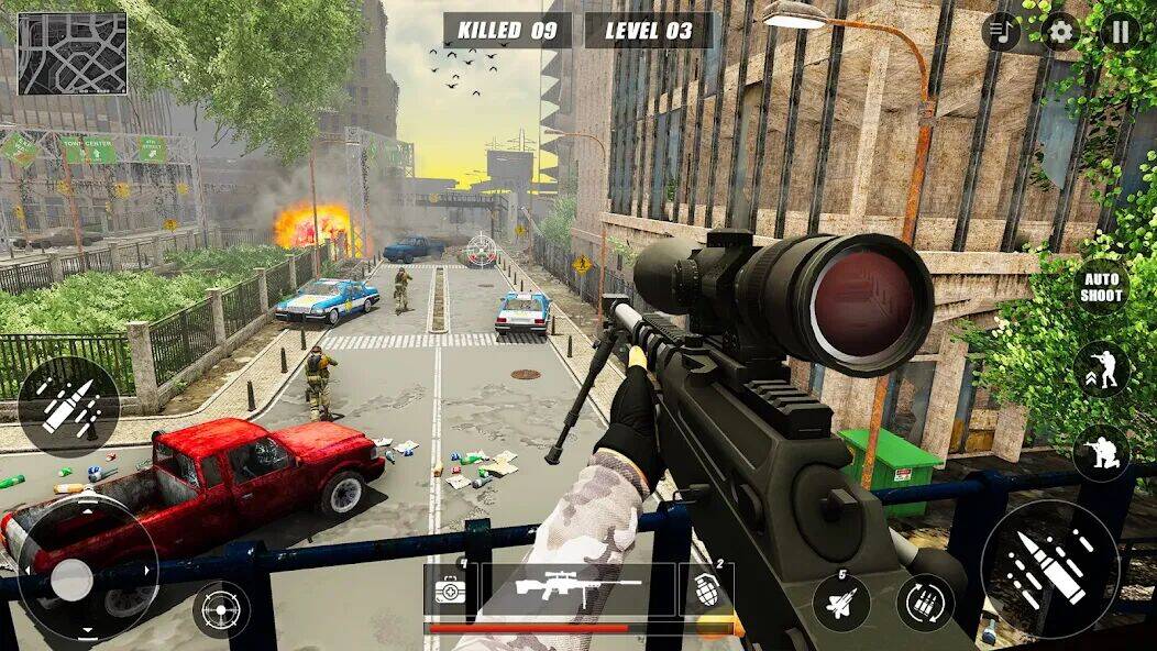 Скачать взломанную снайпер войнушки оффлайн контр [Много монет] MOD apk на Андроид