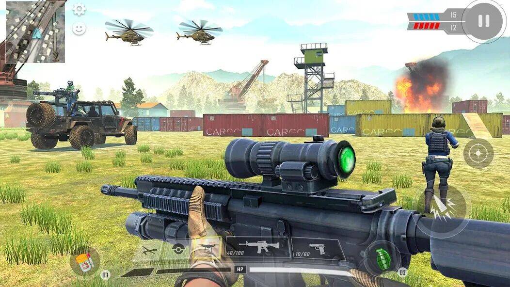 Скачать взломанную Коммандос армия игра не в сети [Много монет] MOD apk на Андроид