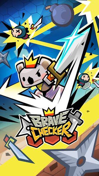Скачать взломанную Brave Checker [Много монет] MOD apk на Андроид