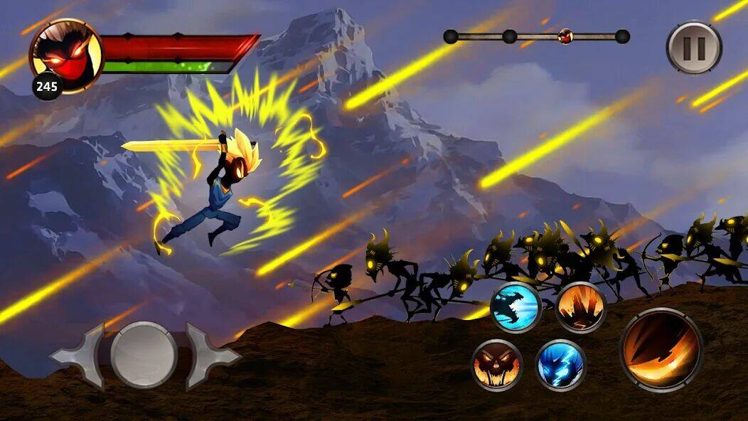 Скачать взломанную легенды стикмен: офлайн игры [Много монет] MOD apk на Андроид