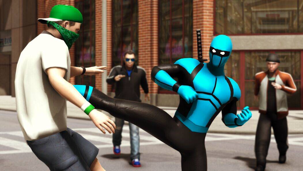 Скачать взломанную Blue Ninja : Superhero Game [Много монет] MOD apk на Андроид