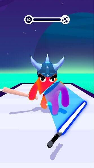 Скачать взломанную Blob Shooter — Мастер Оружия [Много монет] MOD apk на Андроид