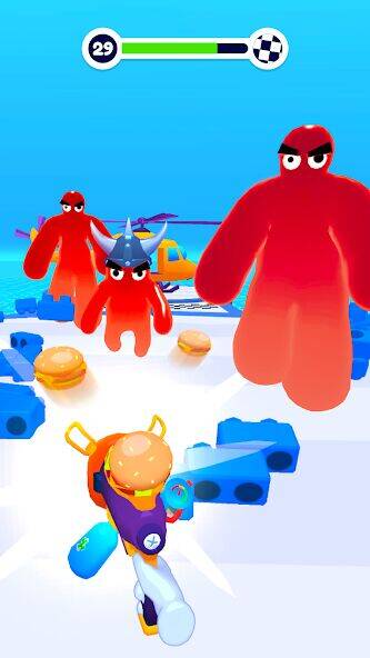 Скачать взломанную Blob Shooter — Мастер Оружия [Много монет] MOD apk на Андроид