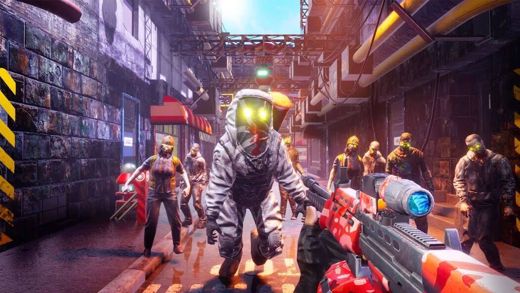 Скачать взломанную ZOMBIE FIRE 3D: зомби [Много монет] MOD apk на Андроид