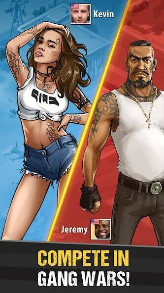 Скачать взломанную The Gang: Street Wars [Бесплатные покупки] MOD apk на Андроид