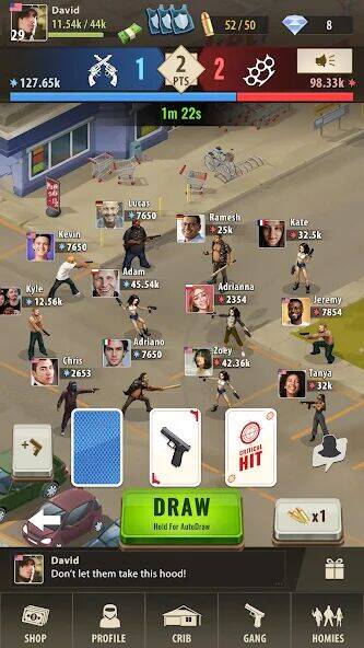 Скачать взломанную The Gang: Street Wars [Бесплатные покупки] MOD apk на Андроид