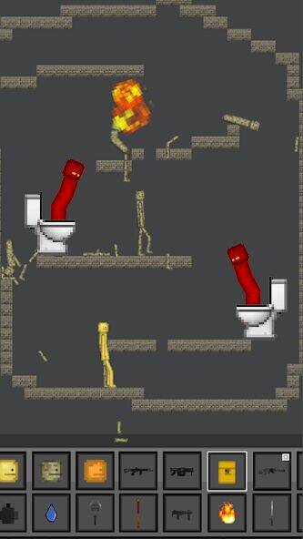 Скачать взломанную Skibidi Toilet Mods Melon [Много денег] MOD apk на Андроид