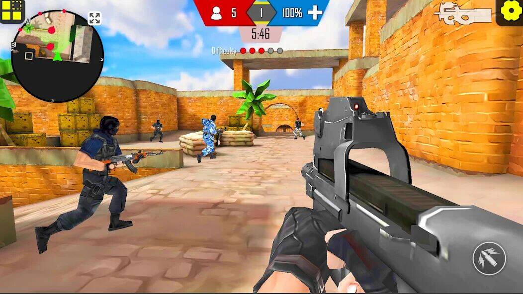 Скачать взломанную Counter Attack: CS Strike Ops [Мод меню] MOD apk на Андроид