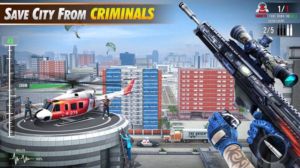 Скачать взломанную снайпер без интернета [Бесплатные покупки] MOD apk на Андроид
