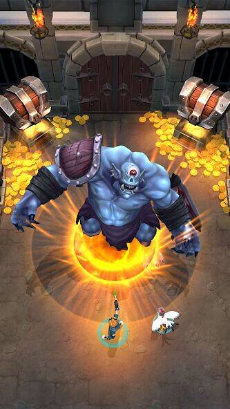 Скачать взломанную Heroics Epic Legend of Archero [Бесплатные покупки] MOD apk на Андроид