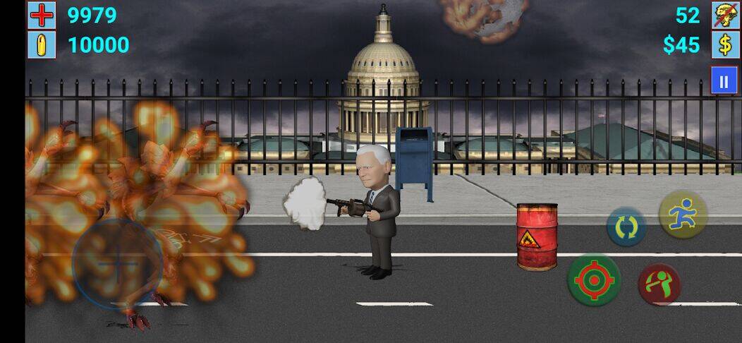 Скачать взломанную Aliens vs President [Мод меню] MOD apk на Андроид