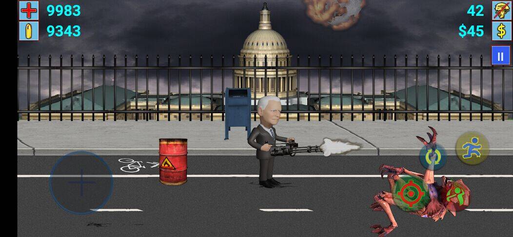Скачать взломанную Aliens vs President [Мод меню] MOD apk на Андроид