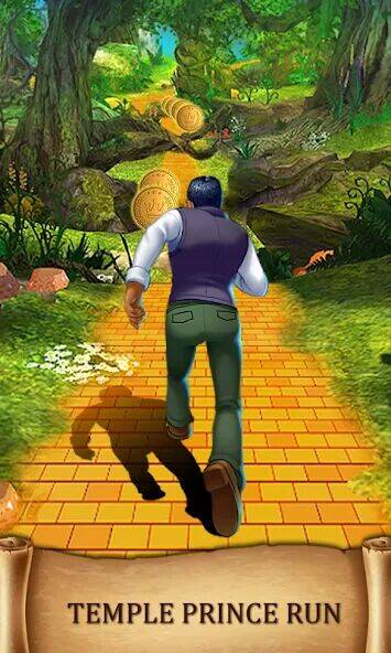 Скачать взломанную Temple Prince Run OZ [Много монет] MOD apk на Андроид