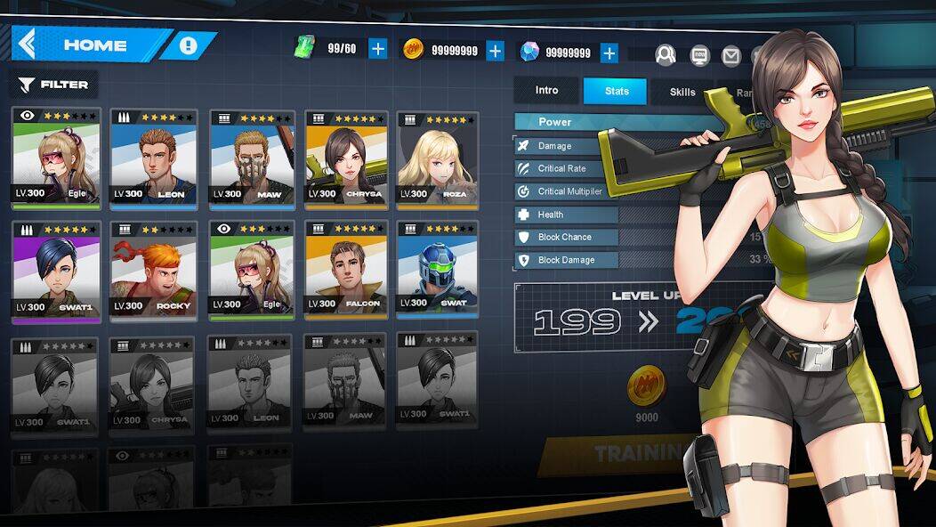 Скачать взломанную Gun Force: беги и стреляй [Мод меню] MOD apk на Андроид