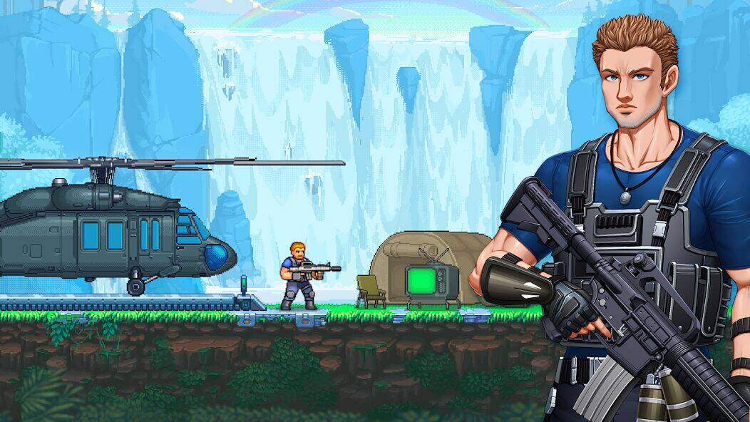 Скачать взломанную Gun Force: беги и стреляй [Мод меню] MOD apk на Андроид