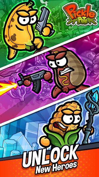 Скачать взломанную Pickle Pete: Уцелевший [Много монет] MOD apk на Андроид