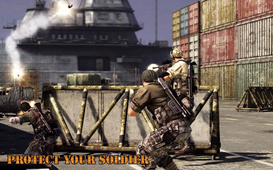 Скачать взломанную Зов боя современной армии [Бесплатные покупки] MOD apk на Андроид