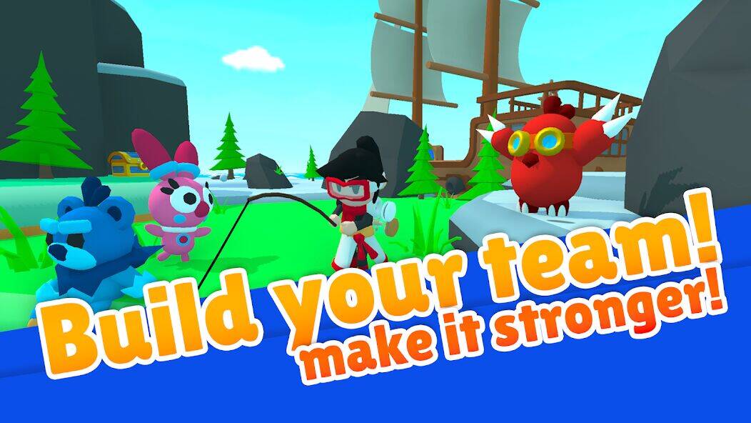 Скачать взломанную Toonsters: Crossing Worlds [Много денег] MOD apk на Андроид